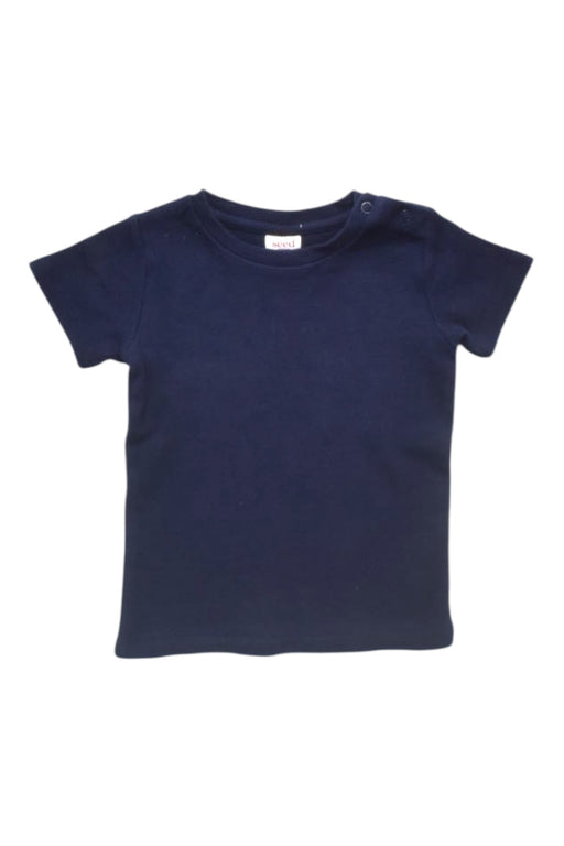 A Navy Short Sleeve T Shirts from Seed in size 6-12M for girl. (Front View)
