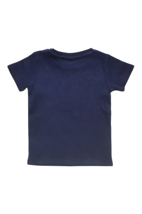 A Navy Short Sleeve T Shirts from Seed in size 6-12M for girl. (Back View)