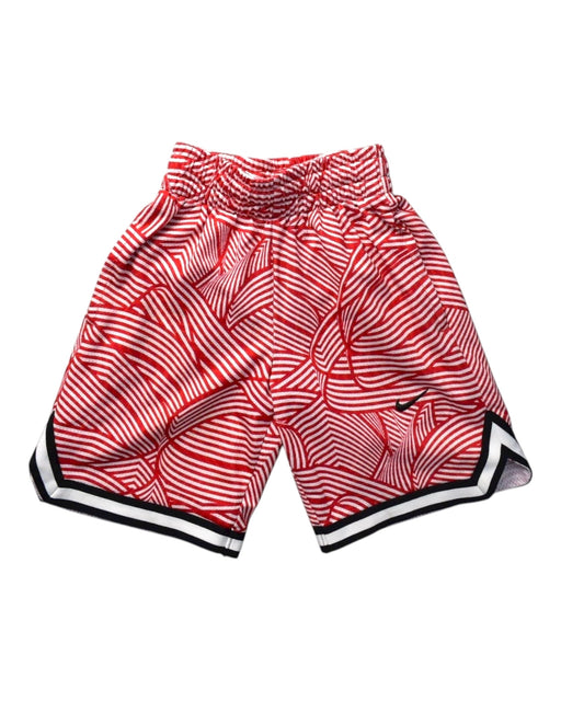 A Red Shorts from Nike in size 6T for girl. (Front View)
