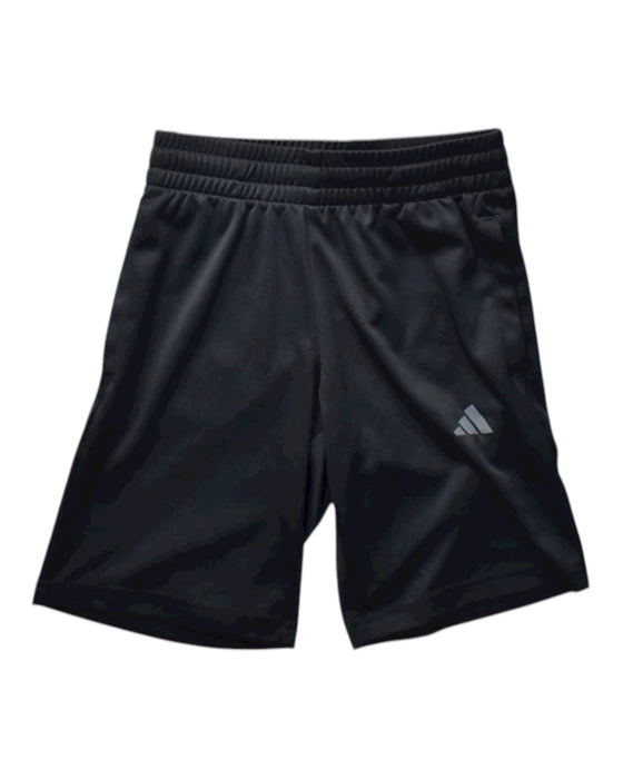 A Black Active Shorts from Adidas in size 7Y for neutral. (Front View)