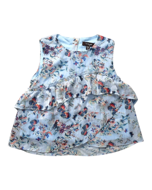 A Multicolour Sleeveless Tops from Imoga in size 4T for girl. (Front View)