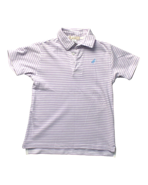 A Purple Short Sleeve Polos from The Beaufort Bonnet Company in size 6T for boy. (Front View)