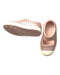 A Pink Flats from Native Shoes in size 18-24M for girl. (Back View)