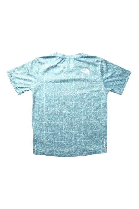 A Blue Short Sleeve T Shirts from The North Face in size 10Y for boy. (Back View)