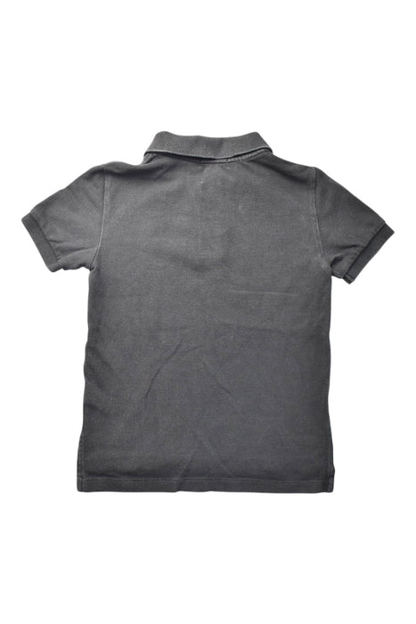 A Black Short Sleeve Polos from Polo Ralph Lauren in size 7Y for boy. (Back View)