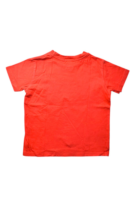 A Red Short Sleeve T Shirts from Polo Ralph Lauren in size 4T for boy. (Back View)