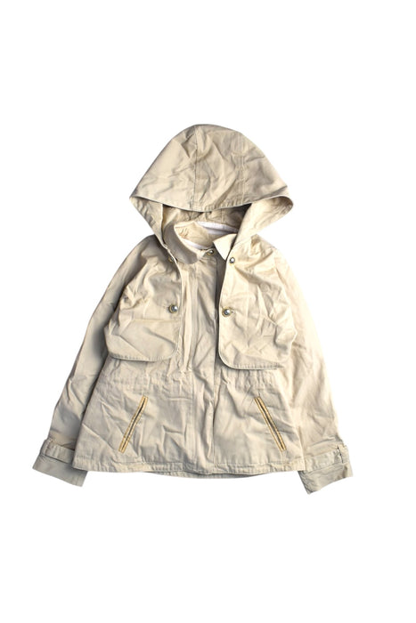A Beige Lightweight Jackets from Chloe in size 8Y for girl. (Front View)