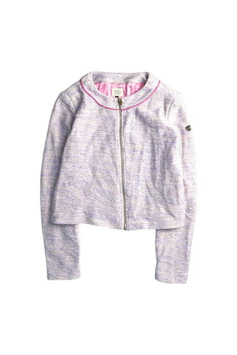 A Purple Lightweight Jackets from Armani in size 14Y for girl. (Front View)