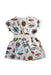 A Multicolour Short Sleeve Dresses from Moschino in size 10Y for girl. (Back View)