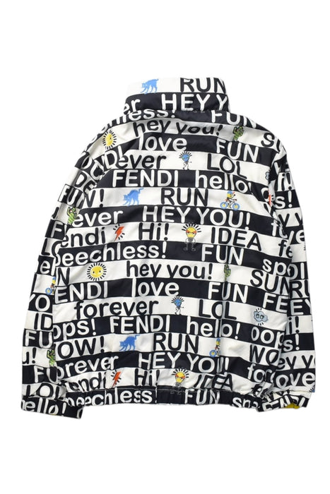 A Multicolour Lightweight Jackets from Fendi in size 6T for boy. (Back View)