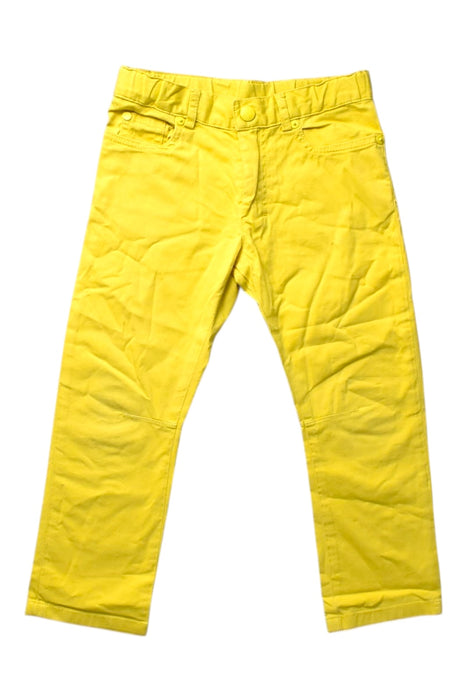 A Yellow Casual Pants from Dior in size 4T for girl. (Front View)