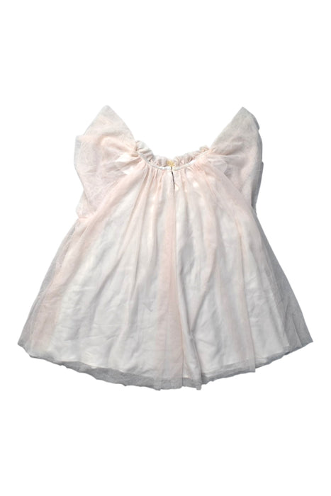 A Pink Short Sleeve Tops from Christian Dior in size 10Y for girl. (Back View)