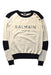 A Beige Buttoned Sweatshirts from Balmain in size 12Y for girl. (Front View)