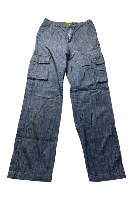 A Blue Casual Pants from OFF-WHITE in size 12Y for boy. (Front View)