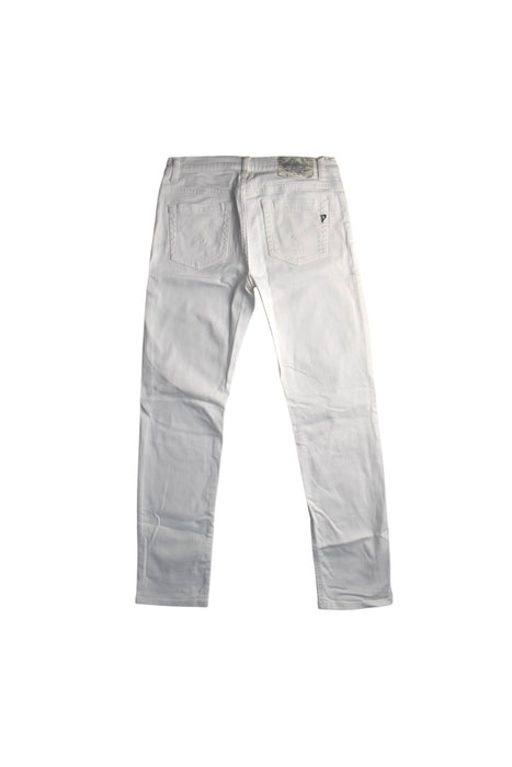 A White Jeans from Dondup in size 12Y for girl. (Back View)