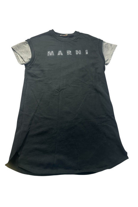 A Black Short Sleeve Dresses from Marni in size 14Y for girl. (Front View)