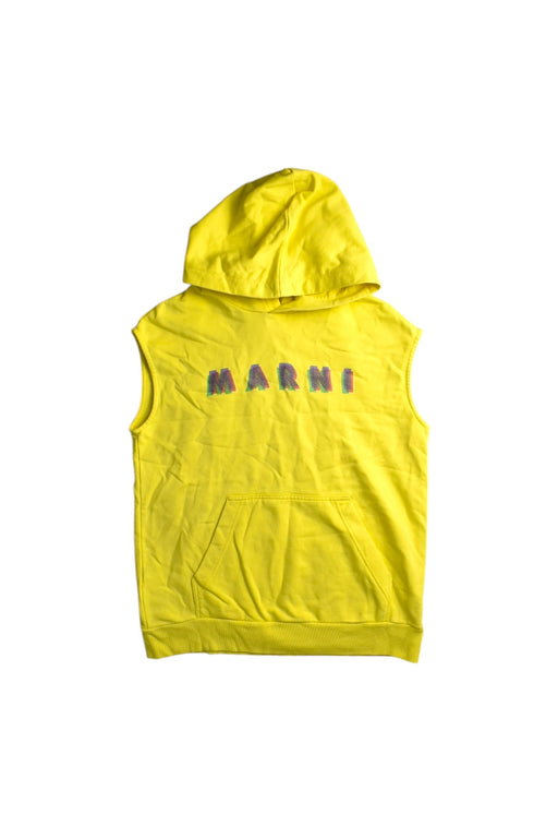 A Yellow Hooded Sweatshirts from Marni in size 12Y for girl. (Front View)