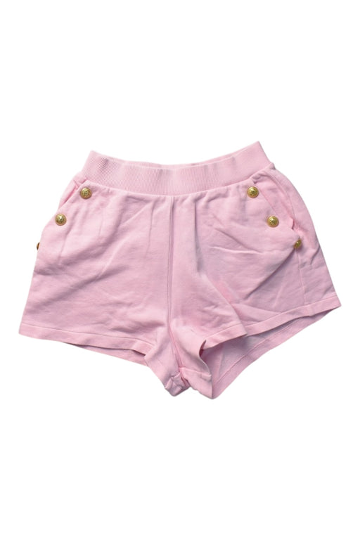 A Pink Shorts from Balmain in size 14Y for girl. (Front View)