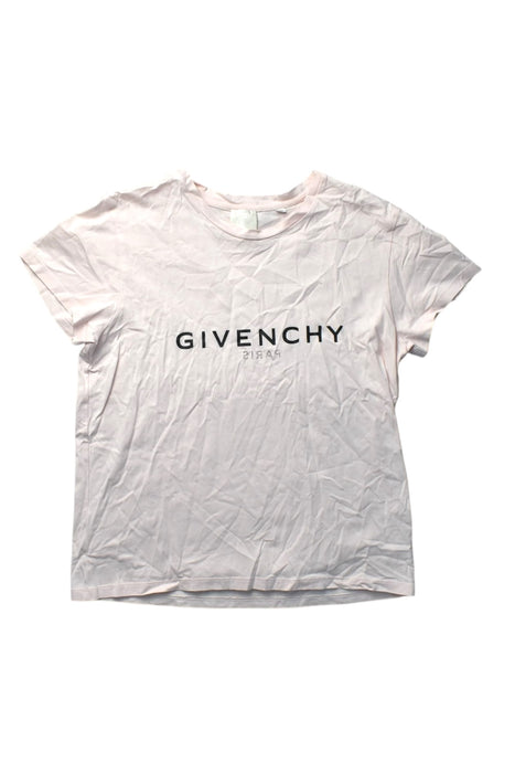 A White Short Sleeve T Shirts from Givenchy in size 12Y for girl. (Front View)