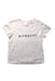 A White Short Sleeve T Shirts from Givenchy in size 12Y for girl. (Front View)