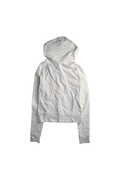 A White Hooded Sweatshirts from Helmut Lang in size 12Y for girl. (Back View)