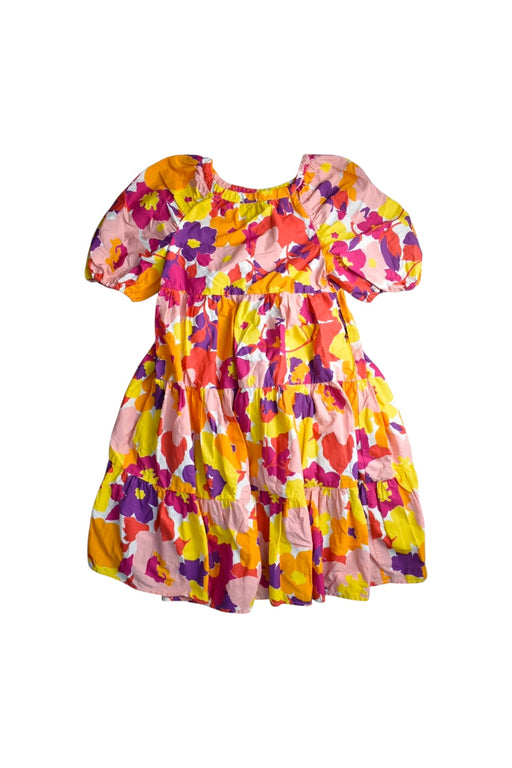 A Multicolour Short Sleeve Dresses from Il Gufo in size 12Y for girl. (Front View)