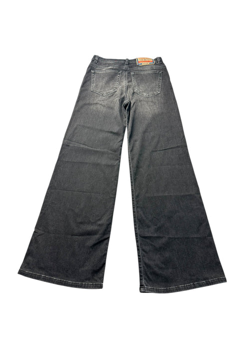 A Black Jeans from Diesel in size 12Y for girl. (Back View)