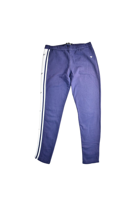 A Blue Casual Pants from Emporio Armani in size 14Y for boy. (Front View)
