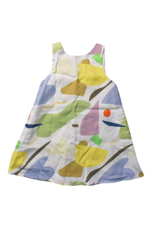 A Multicolour Sleeveless Dresses from Our Mini Nature in size 12-18M for girl. (Front View)