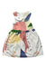 A Multicolour Sleeveless Dresses from Our Mini Nature in size 12-18M for girl. (Front View)