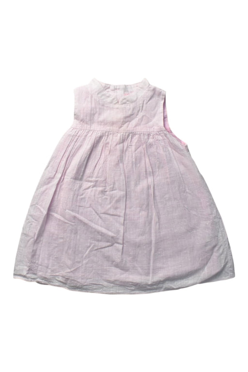 A Pink Sleeveless Dresses from Our Mini Nature in size 2T for girl. (Front View)