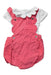 A Pink Sleeveless Rompers from Jacadi in size 6-12M for girl. (Front View)