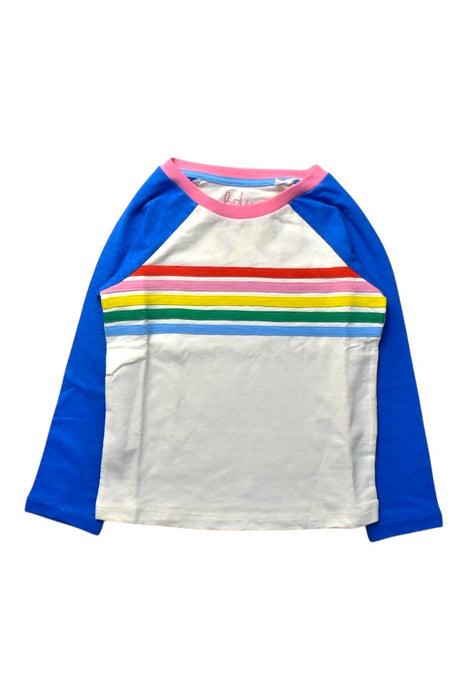 A Multicolour Long Sleeve T Shirts from Boden in size 4T for girl. (Front View)
