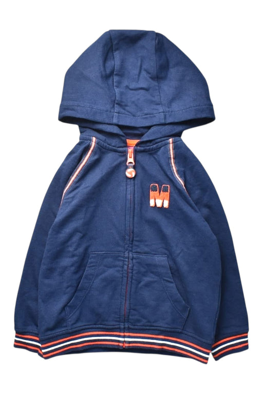 A Navy Zippered Sweatshirts from Sergent Major in size 2T for boy. (Front View)