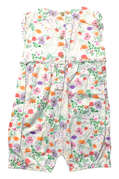 A Multicolour Sleeveless Rompers from Chateau de Sable in size 12-18M for girl. (Back View)