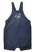 A Navy Sleeveless Rompers from Mori in size 18-24M for girl. (Front View)