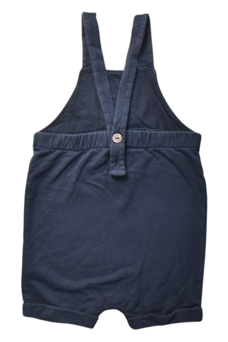 A Navy Sleeveless Rompers from Mori in size 18-24M for girl. (Back View)