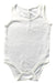A White Sleeveless Bodysuits from Mori in size 6-12M for girl. (Front View)