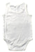 A White Sleeveless Bodysuits from Mori in size 6-12M for girl. (Back View)