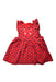 A Red Sleeveless Dresses from Du Pareil au même in size 12-18M for girl. (Front View)
