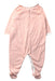 A Pink Onesies from Petit Bateau in size 3-6M for girl. (Back View)
