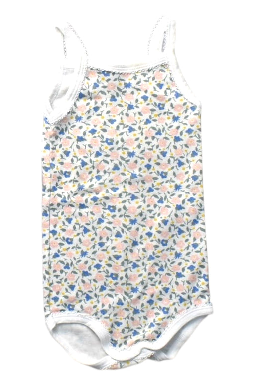 A Multicolour Sleeveless Bodysuits from Petit Bateau in size 6-12M for girl. (Front View)
