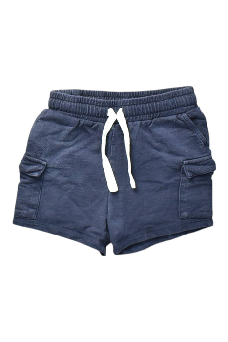 A Navy Shorts from Seed in size 4T for boy. (Front View)