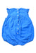 A Blue Sleeveless Rompers from Kidsagogo in size 6-12M for girl. (Back View)