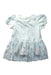 A Blue Short Sleeve Dresses from Stella McCartney in size 6-12M for girl. (Front View)