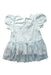 A Blue Short Sleeve Dresses from Stella McCartney in size 6-12M for girl. (Back View)