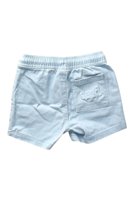 A Blue Shorts from Seed in size 2T for boy. (Back View)