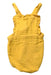 A Yellow Overall Shorts from Seed in size 6-12M for girl. (Front View)