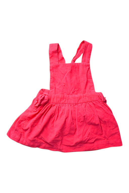 A Pink Overall Dresses from Jacadi in size 12-18M for girl. (Front View)