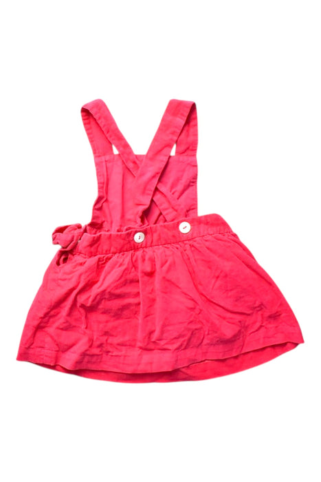 A Pink Overall Dresses from Jacadi in size 12-18M for girl. (Back View)
